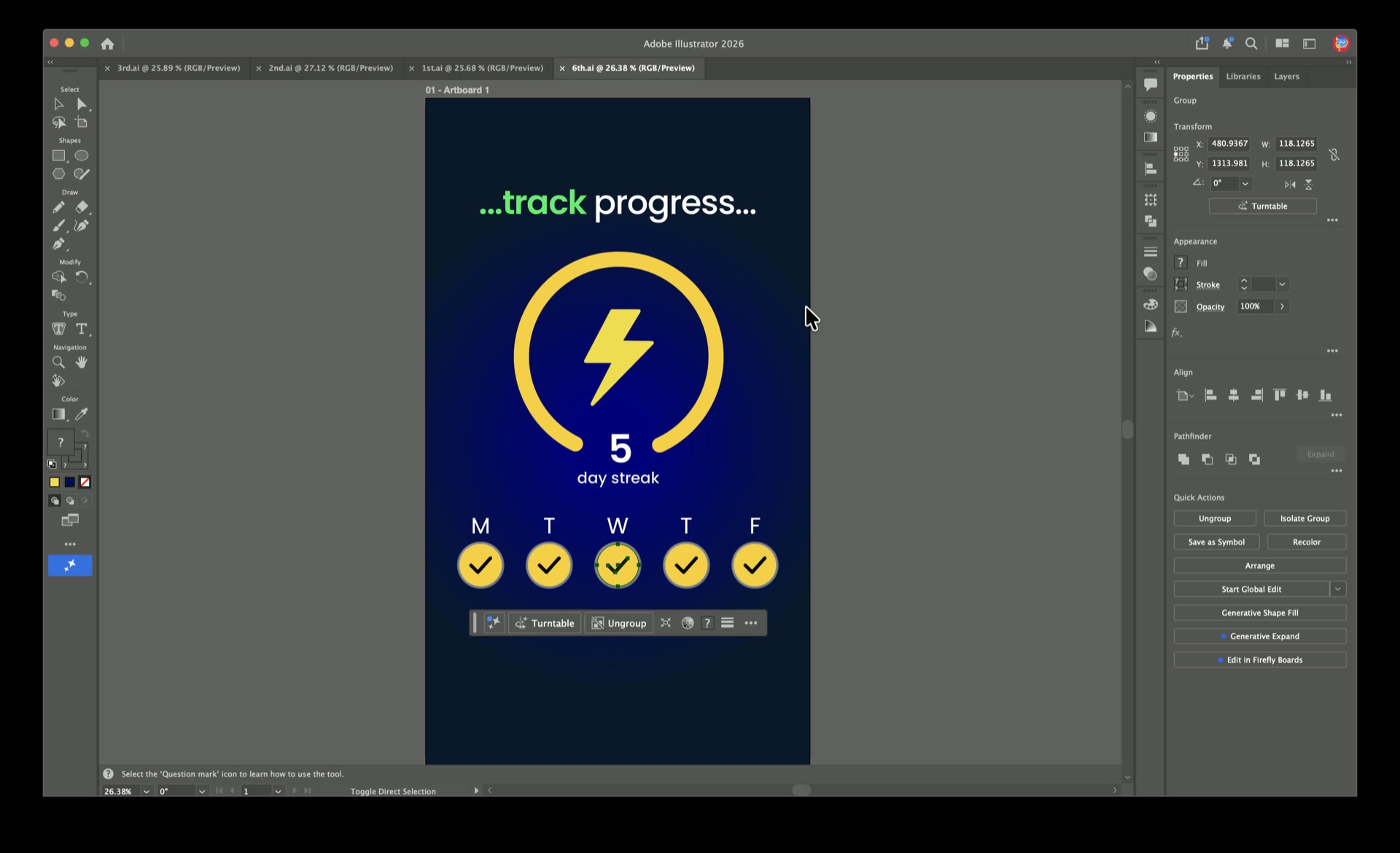 DataCamp animation project in Adobe After Effects